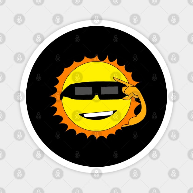 animated sun Magnet by Illustration Planet